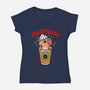 Frappybara-Womens-V-Neck-Tee-Boggs Nicolas