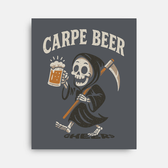 Carpe Beer-None-Stretched-Canvas-Tronyx79