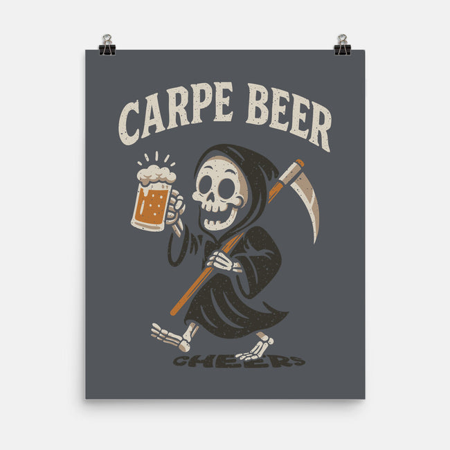 Carpe Beer-None-Matte-Poster-Tronyx79