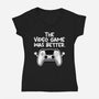 The Videogame Was Better-Womens-V-Neck-Tee-NemiMakeit