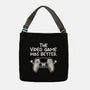 The Videogame Was Better-None-Adjustable Tote-Bag-NemiMakeit