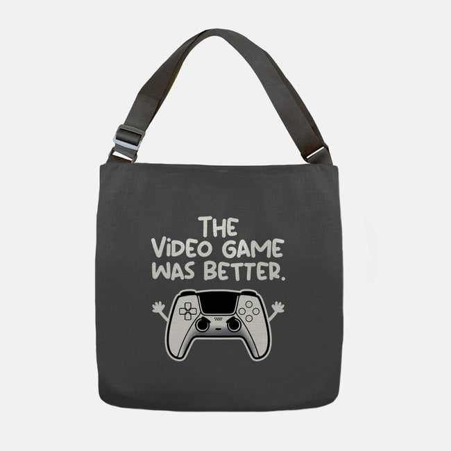 The Videogame Was Better-None-Adjustable Tote-Bag-NemiMakeit