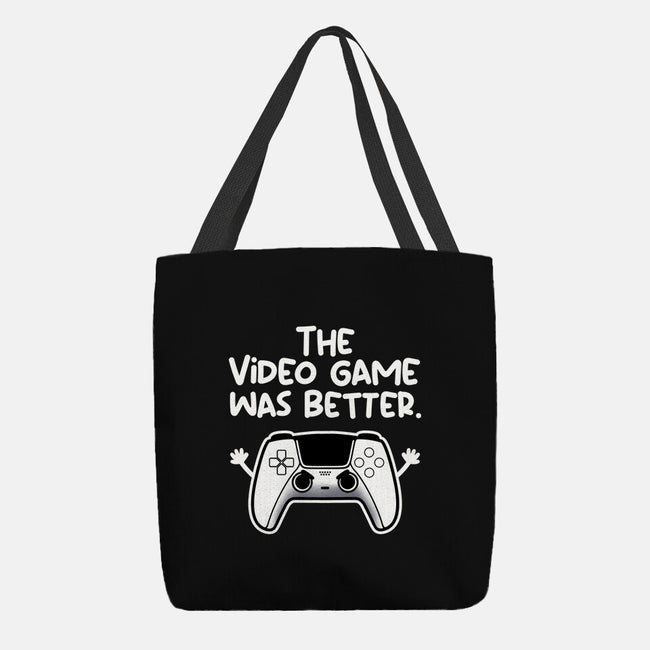 The Videogame Was Better-None-Basic Tote-Bag-NemiMakeit