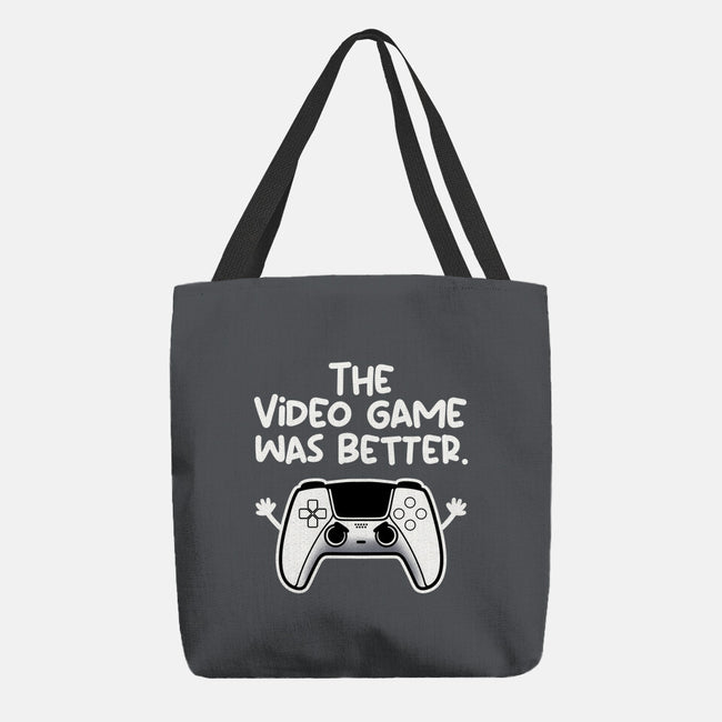 The Videogame Was Better-None-Basic Tote-Bag-NemiMakeit