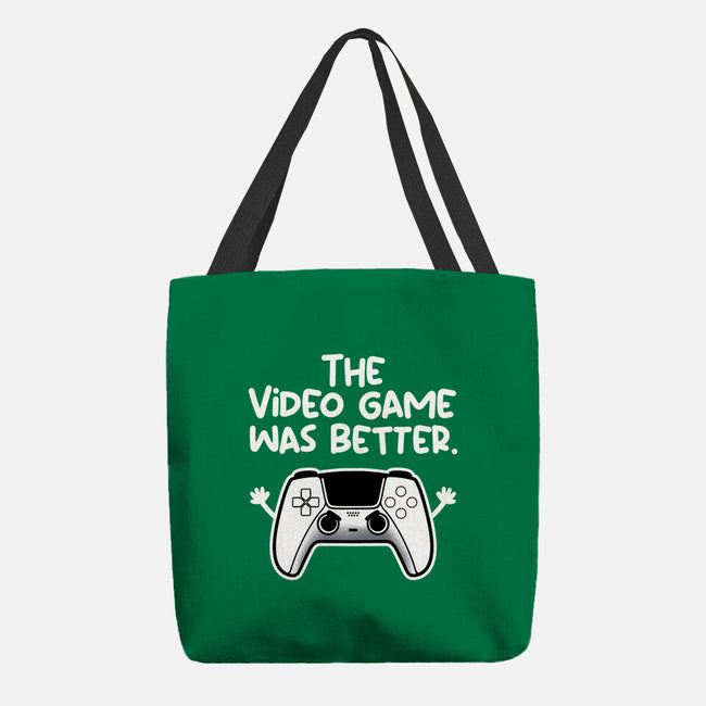 The Videogame Was Better-None-Basic Tote-Bag-NemiMakeit