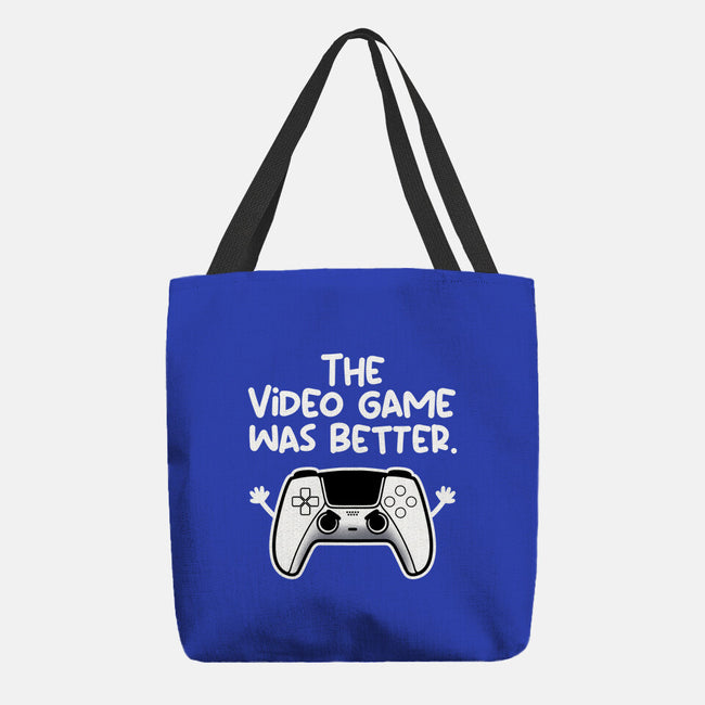 The Videogame Was Better-None-Basic Tote-Bag-NemiMakeit