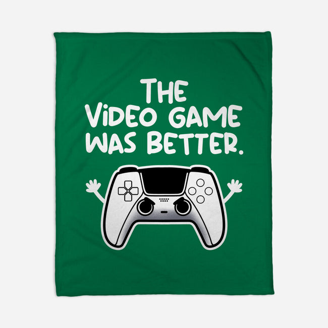 The Videogame Was Better-None-Fleece-Blanket-NemiMakeit