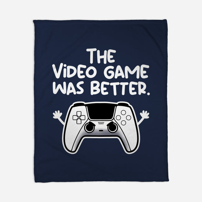The Videogame Was Better-None-Fleece-Blanket-NemiMakeit