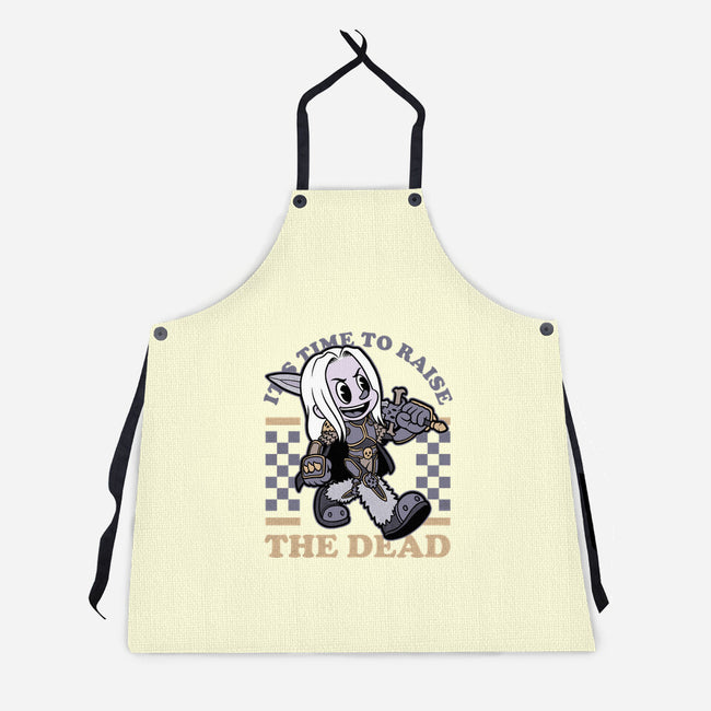 Game Mascot Undead King-Unisex-Kitchen-Apron-Studio Mootant