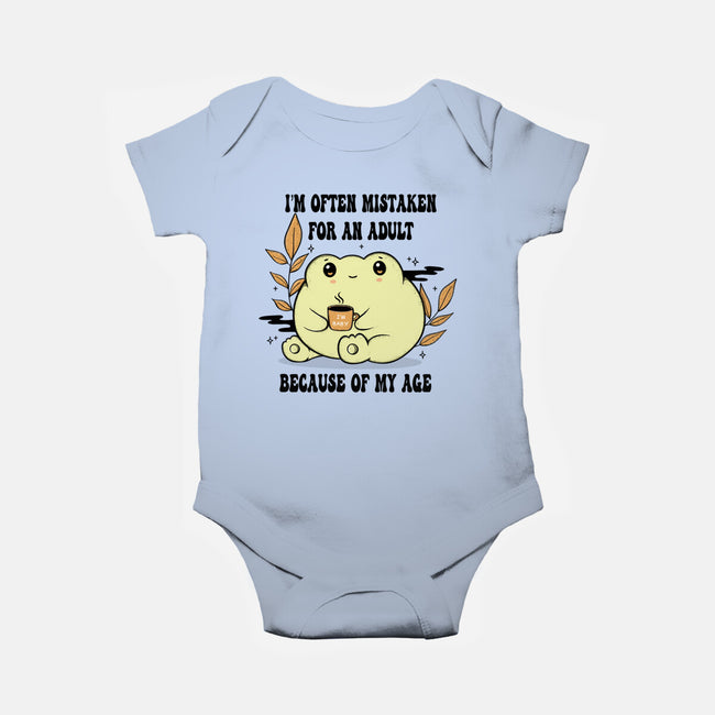 Mistaken For An Adult-Baby-Basic-Onesie-Trendlory