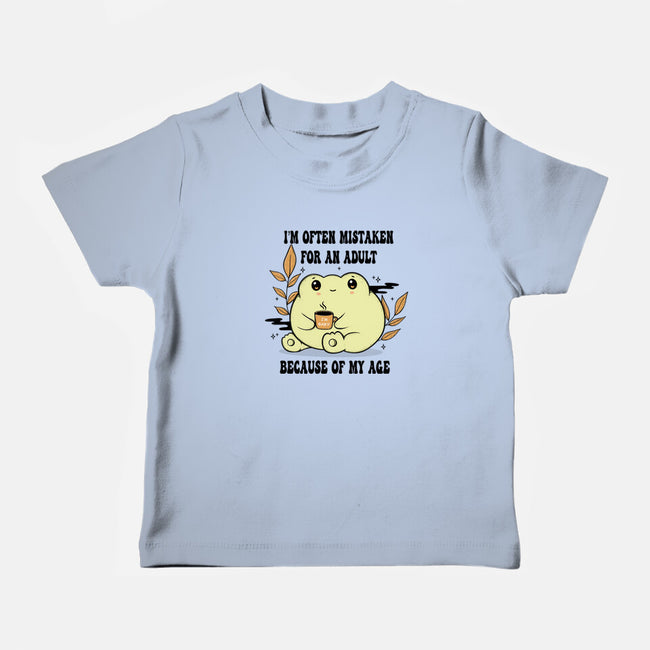 Mistaken For An Adult-Baby-Basic-Tee-Trendlory