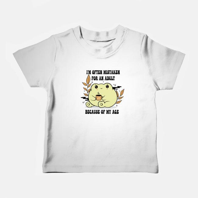 Mistaken For An Adult-Baby-Basic-Tee-Trendlory