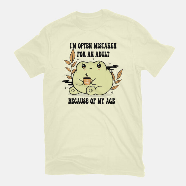 Mistaken For An Adult-Mens-Basic-Tee-Trendlory