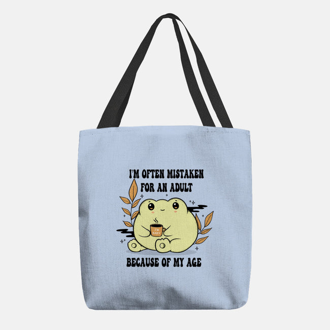 Mistaken For An Adult-None-Basic Tote-Bag-Trendlory