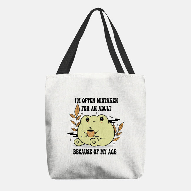 Mistaken For An Adult-None-Basic Tote-Bag-Trendlory