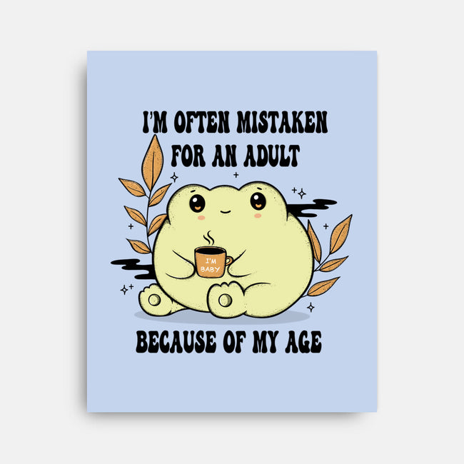 Mistaken For An Adult-None-Stretched-Canvas-Trendlory