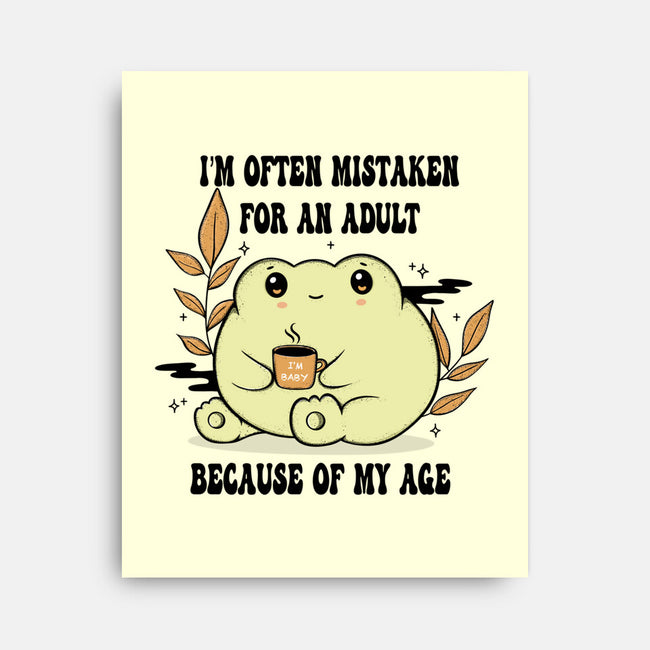 Mistaken For An Adult-None-Stretched-Canvas-Trendlory