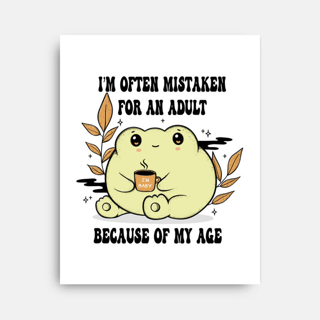 Mistaken For An Adult-None-Stretched-Canvas-Trendlory
