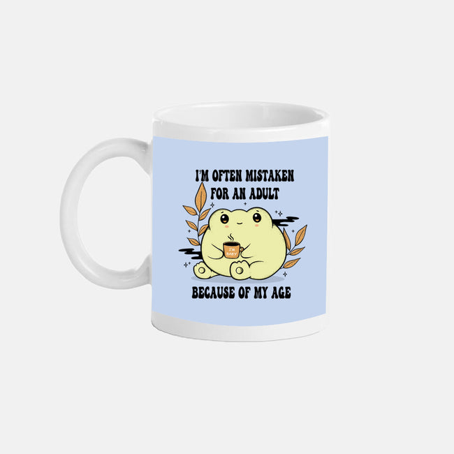 Mistaken For An Adult-None-Mug-Drinkware-Trendlory