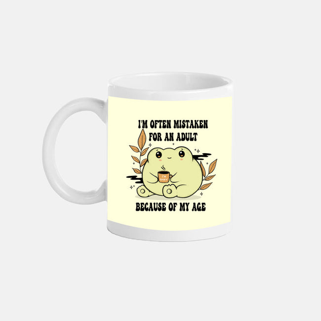Mistaken For An Adult-None-Mug-Drinkware-Trendlory