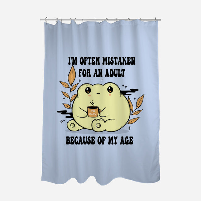 Mistaken For An Adult-None-Polyester-Shower Curtain-Trendlory