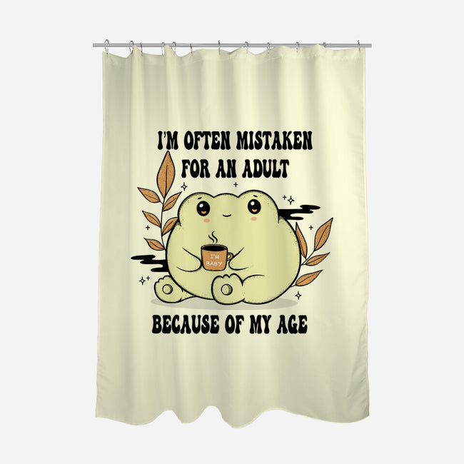 Mistaken For An Adult-None-Polyester-Shower Curtain-Trendlory