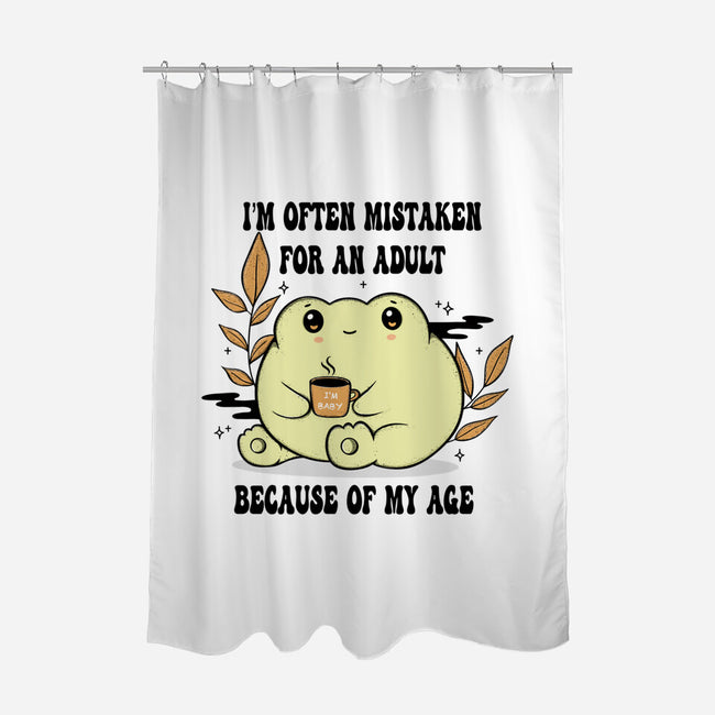 Mistaken For An Adult-None-Polyester-Shower Curtain-Trendlory