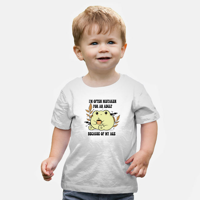 Mistaken For An Adult-Baby-Basic-Tee-Trendlory