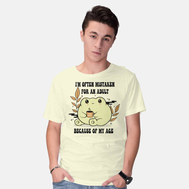 Mistaken For An Adult-Mens-Basic-Tee-Trendlory