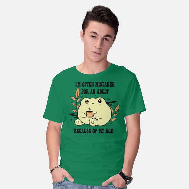 Mistaken For An Adult-Mens-Basic-Tee-Trendlory