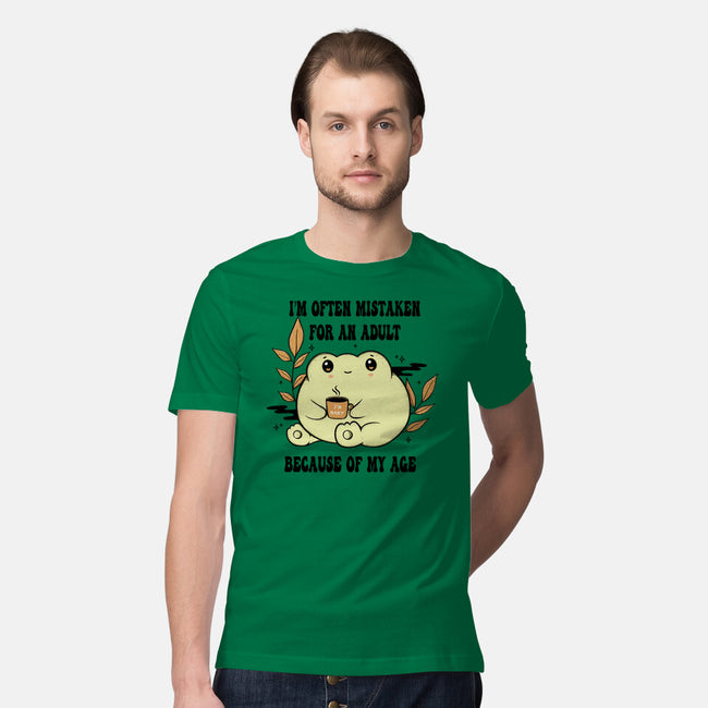 Mistaken For An Adult-Mens-Premium-Tee-Trendlory