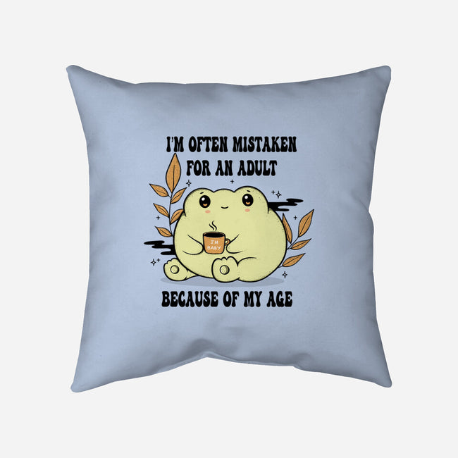 Mistaken For An Adult-None-Removable Cover w Insert-Throw Pillow-Trendlory