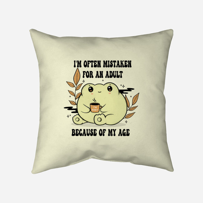 Mistaken For An Adult-None-Removable Cover w Insert-Throw Pillow-Trendlory