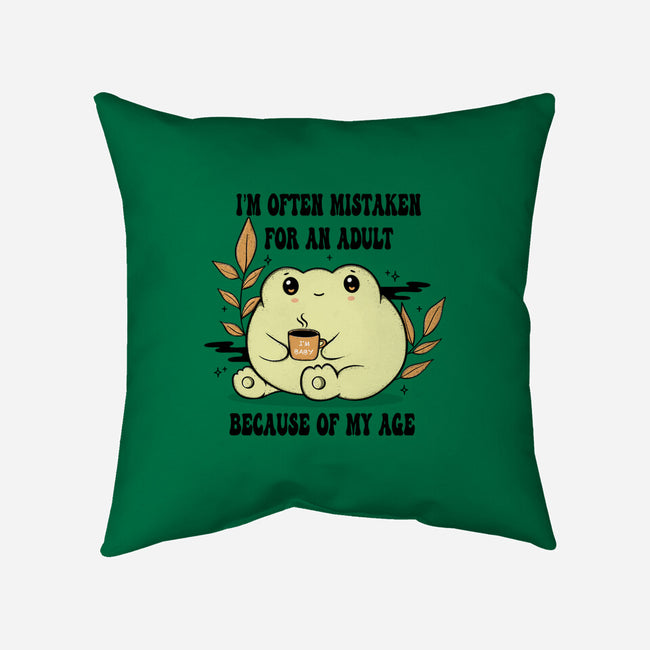 Mistaken For An Adult-None-Removable Cover w Insert-Throw Pillow-Trendlory