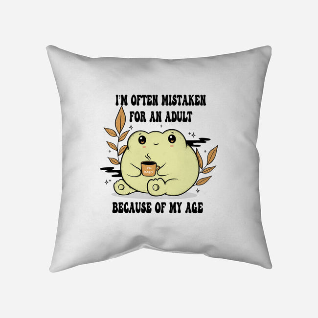 Mistaken For An Adult-None-Removable Cover w Insert-Throw Pillow-Trendlory