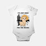 I’m Just Here For The Drama-Baby-Basic-Onesie-Trendlory