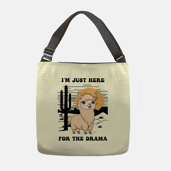 I’m Just Here For The Drama-None-Adjustable Tote-Bag-Trendlory
