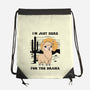 I’m Just Here For The Drama-None-Drawstring-Bag-Trendlory
