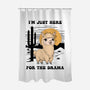I’m Just Here For The Drama-None-Polyester-Shower Curtain-Trendlory