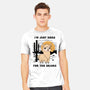 I’m Just Here For The Drama-Mens-Heavyweight-Tee-Trendlory