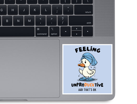 Feeling UnproDUCKtive