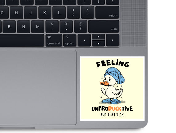 Feeling UnproDUCKtive