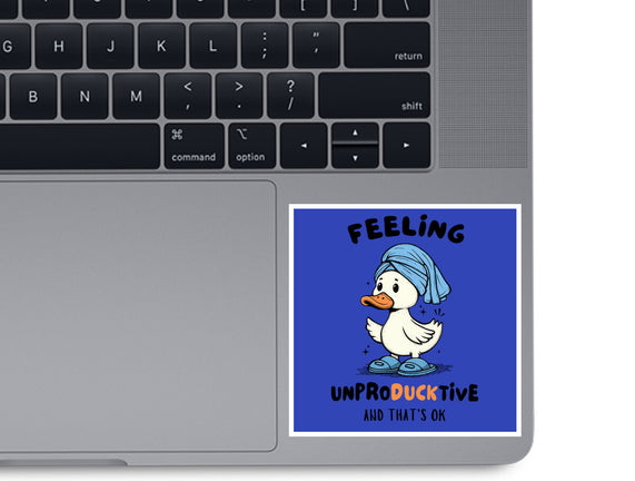 Feeling UnproDUCKtive