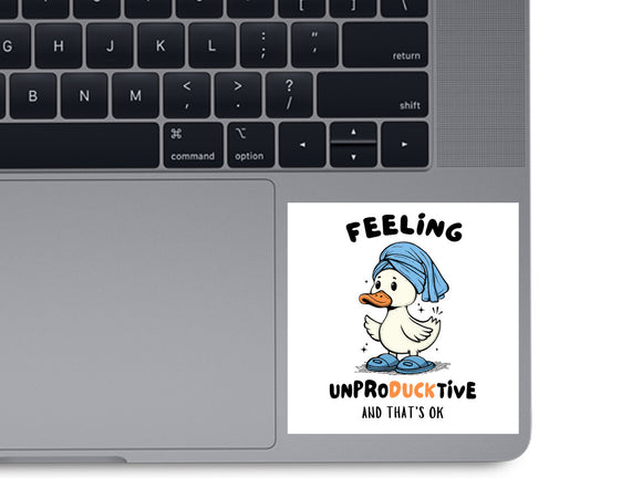 Feeling UnproDUCKtive