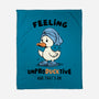 Feeling UnproDUCKtive-None-Fleece-Blanket-Trendlory