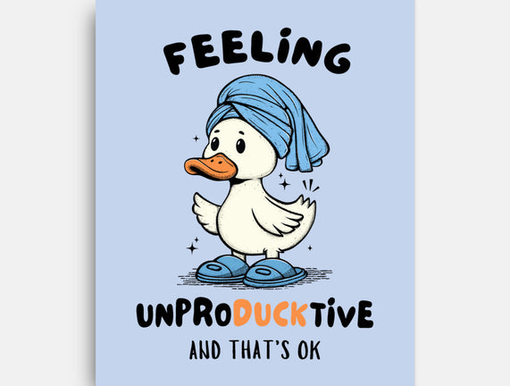 Feeling UnproDUCKtive