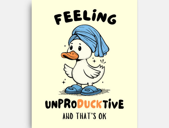 Feeling UnproDUCKtive