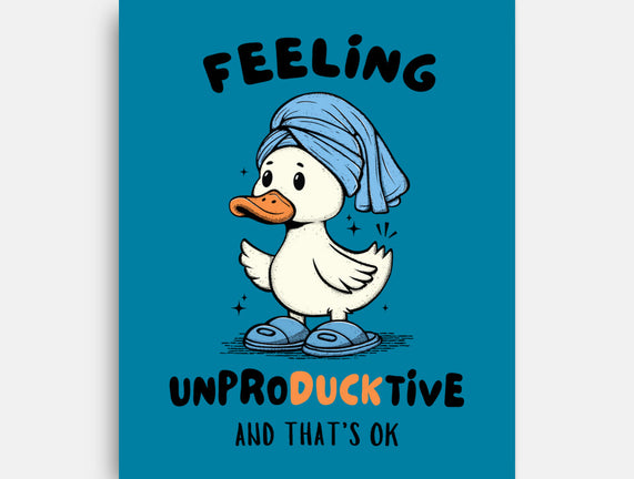 Feeling UnproDUCKtive
