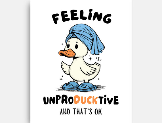 Feeling UnproDUCKtive
