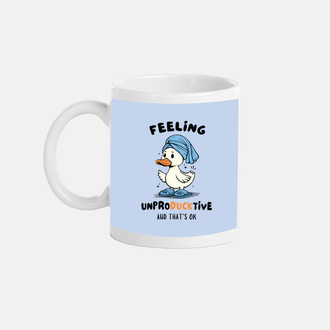 Feeling UnproDUCKtive-None-Mug-Drinkware-Trendlory